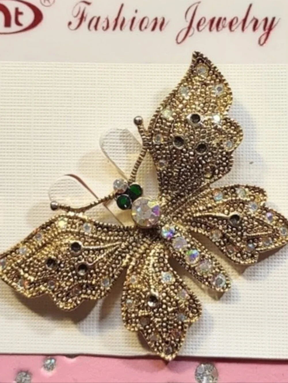 NT Fashion Jewelry goldtone colored